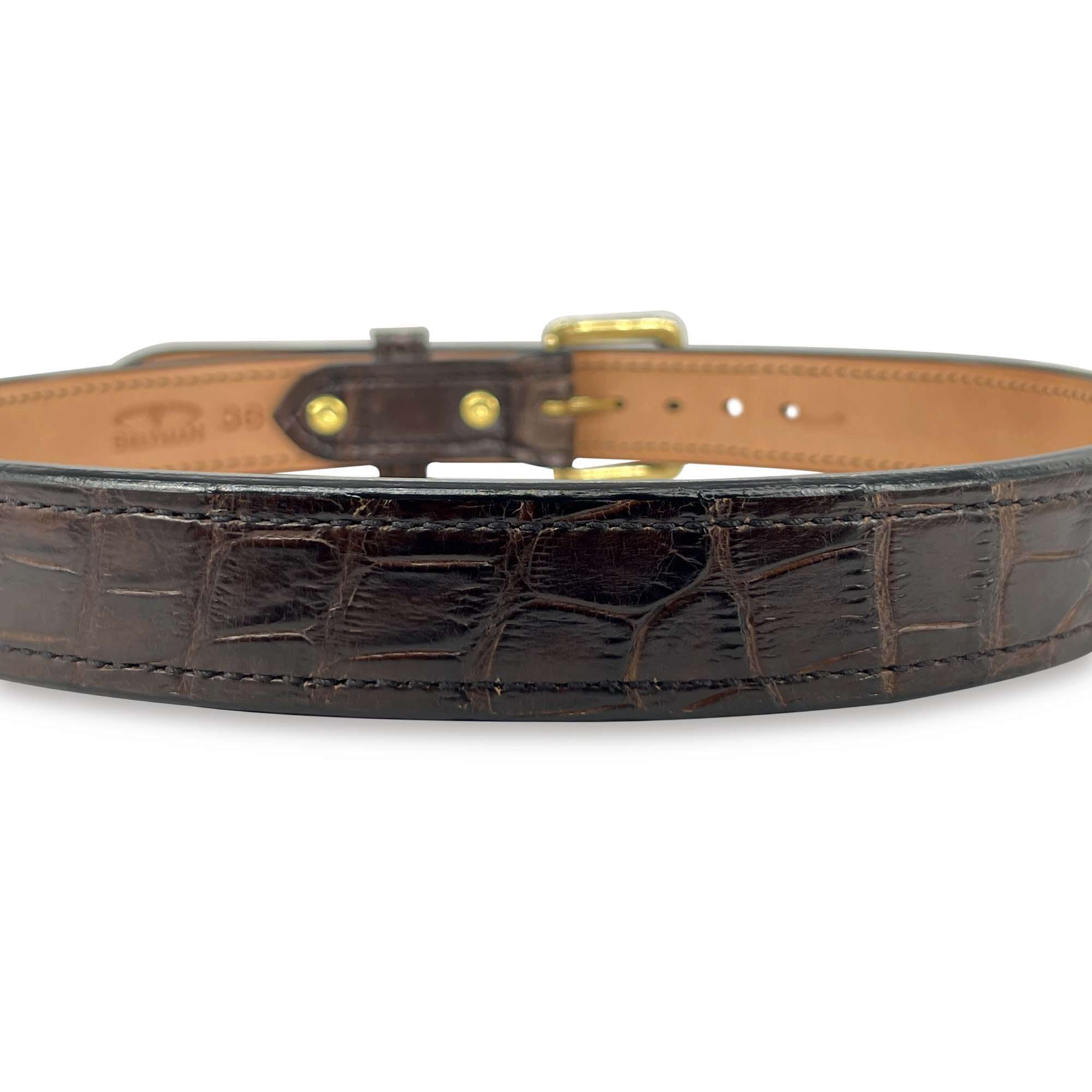 Men's Handcrafted Alligator Belt