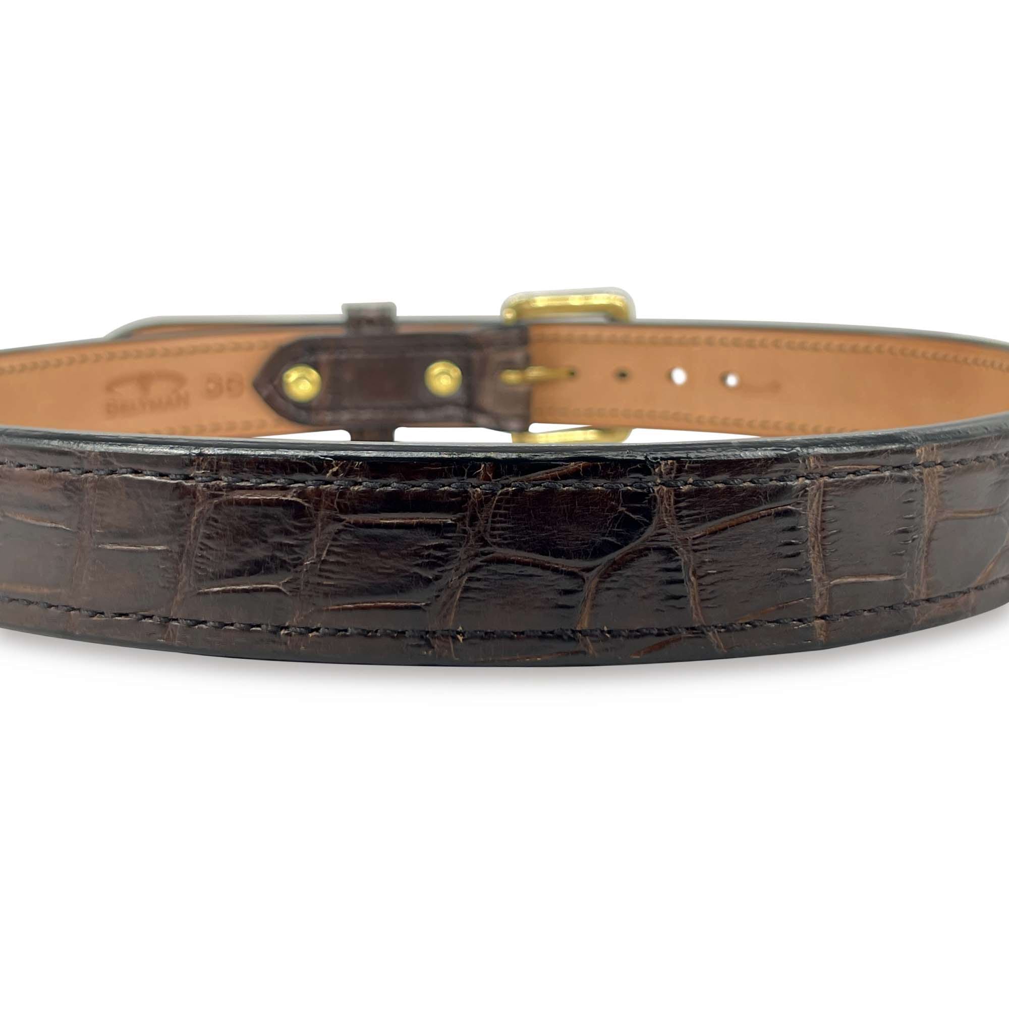 Glazed Alligator Handmade Belts