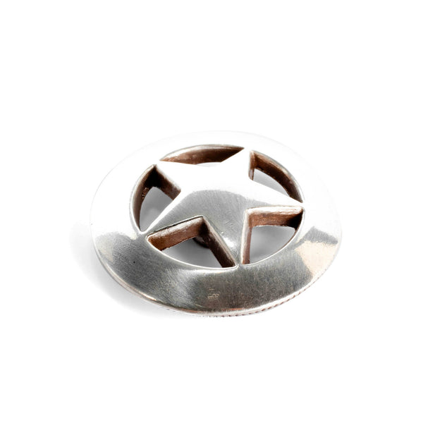 Pewter Texas Star Concho