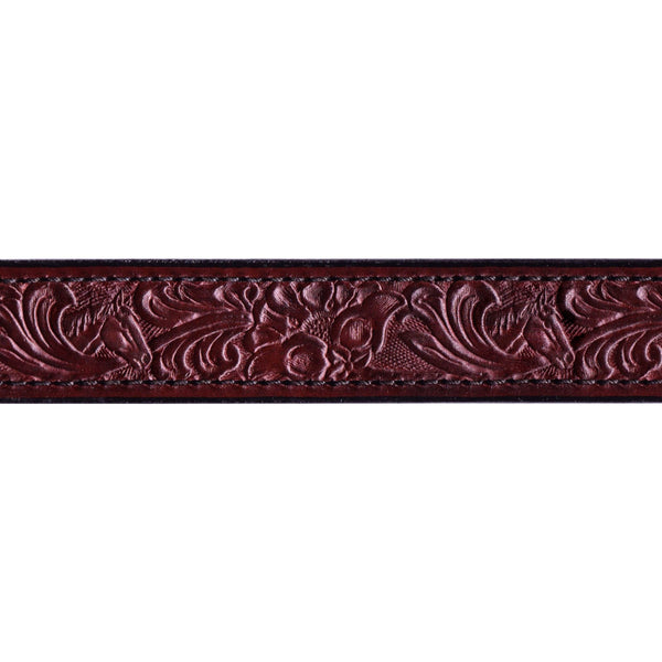 Horse Floral Pattern (Contrast Enhanced For Detail)