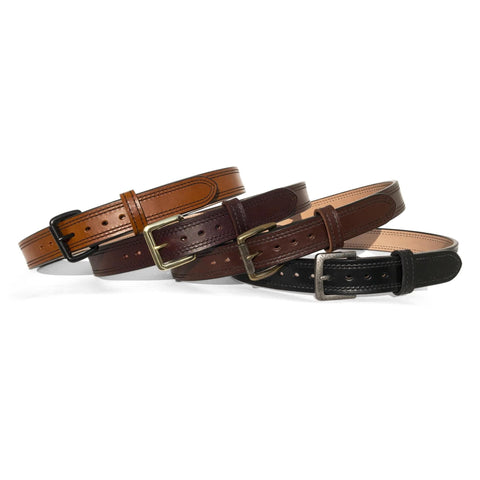 Beltman Double Stitched 1.5" Wide Dual-Layer Bullhide Gunbelts